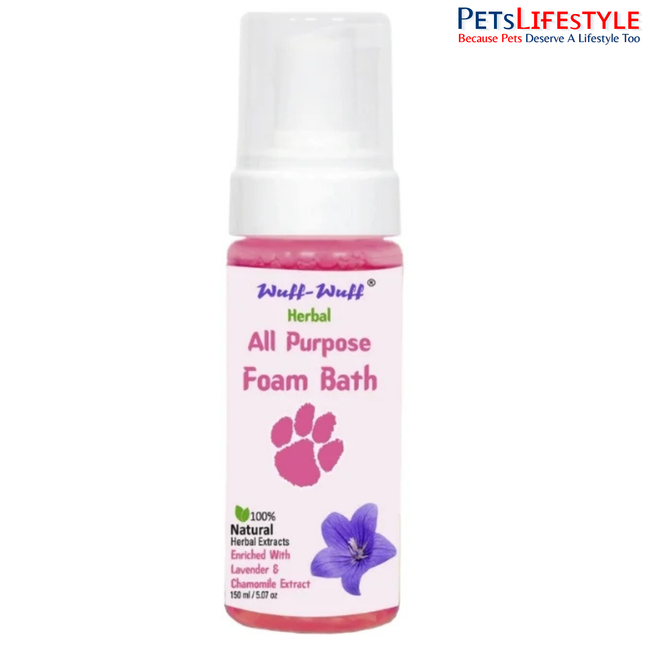OriHeal Lifesciences Wuff Wuff Herbal Foam Bath 150 ml