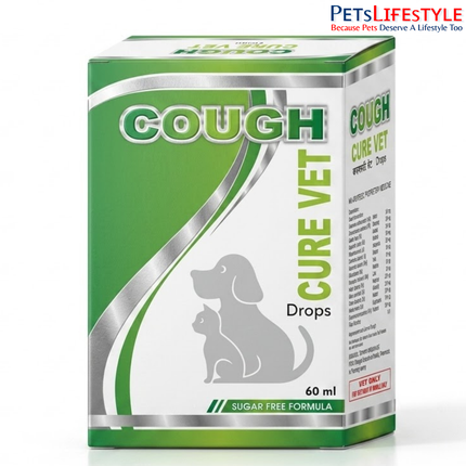 OriHeal Cough Cure Vet Drops For Dogs Pups & Cats Pet Health Supplements  (60 ml)