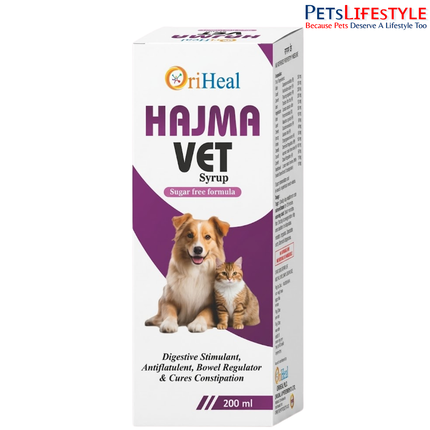 OriHeal lifesciences Hajma Vet Syrup-200ml