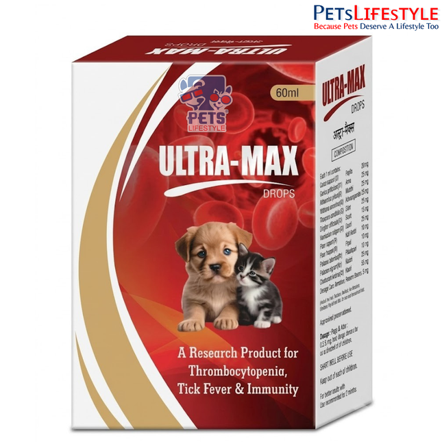 OriHeal Ultra Max Drops For Pets - 60ml