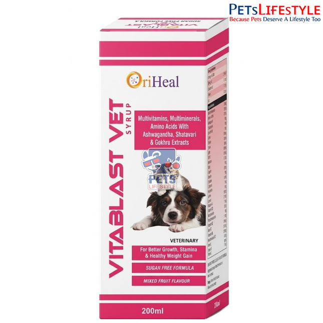 OriHeal Lifesciences Vitablast Vet Syrup-200ml