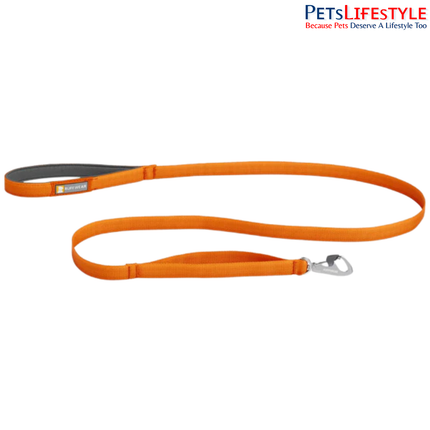 Ruffwear Front Range Dog Leash -  Campfire Orange | Lightweight Hands-Free Running & Hiking Leash for Dogs