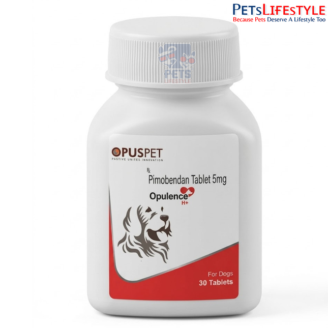 Opus Pet Opulence H+ | Pimobendan Chewable Tablets for Dogs | Congestive Heart Failure (CHF) Support | 30 Tablets