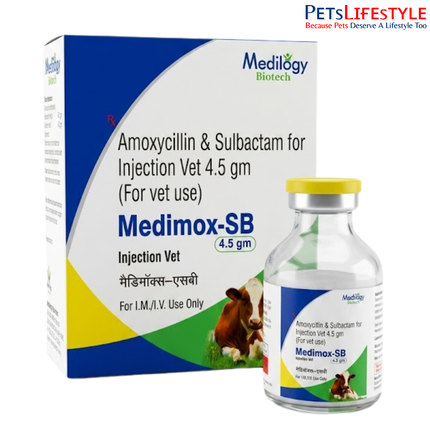 MEDIMOX-SB 4.5gm Injection | Amoxycillin 3 gm & Sulbactam 1.5 gm for Injection