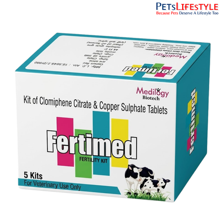Fertimed Kit Tablets | Clomiphene Citrate & Copper Sulphate Veterinary Fertility Kit