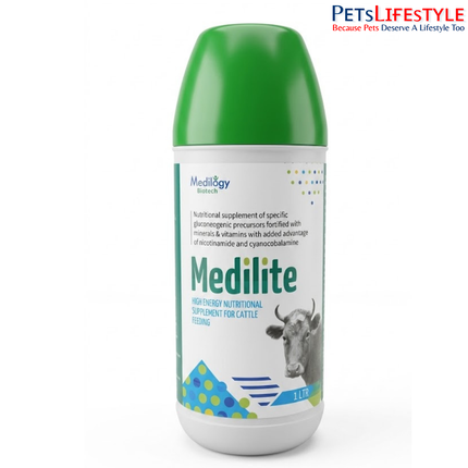 Medilite Liquid – High Energy Nutritional Supplement for Cattle 1000ml