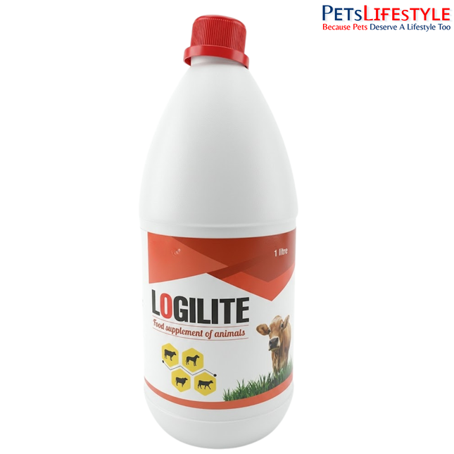 Logilite Liquid Feed Supplement for Cattle & Dairy Animals 1 Litre