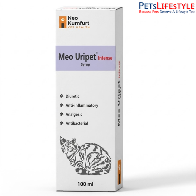 Meo Uripet Intense – Advanced Urinary Tract & Renal Support Supplement for Cats