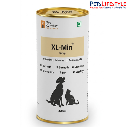 NEO KUMFURT XL-MIN SYRUP – Complete Multivitamin, Mineral & Amino Acid Supplement for Dogs & Cats