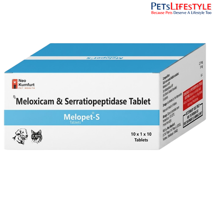 Neo Kumfurt Melopet-S Tab – Meloxicam Flavoured Mouth Melt Tablets for Dogs