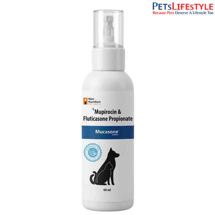 Mucasone™ Lotion – pH Balanced Dermatological Lotion for Itching, Dermatitis & Bacterial Skin Infections in Dogs & Cats