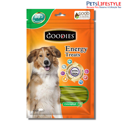 Goodies Chlorophyll Twisted Sticks Energy Treat 125GM