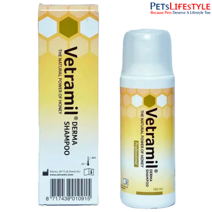 Vetramil Derma Shampoo Honey-Based Soothing Shampoo for Dogs 150 ml