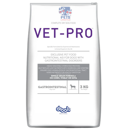 Drools Vet Pro Gastrointestinal Dry Dog Food 3 Kg