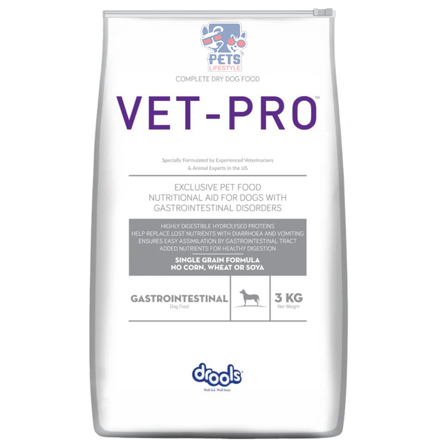 Drools Vet Pro Gastrointestinal Dry Dog Food 3 Kg