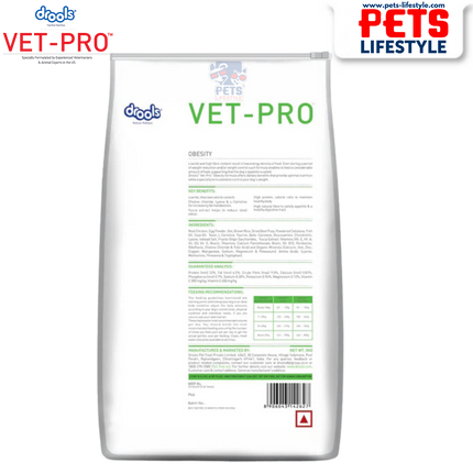 Drools VET PRO Obesity Adult Dog Dry Food