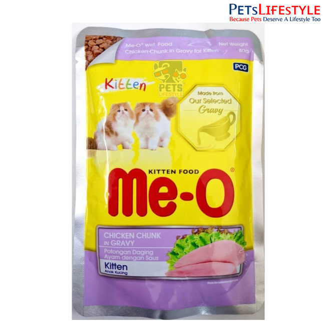 Me O Chicken Chunks in Gravy kitten Wet Food