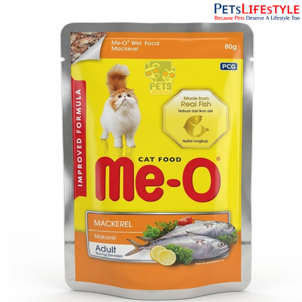 Me O Mackerel Adult Cat Wet Food