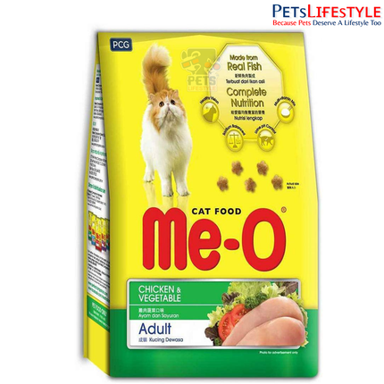 Me O Chicken and Vegetables Adult Cat Dry Food