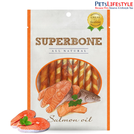 Superbone Sticks Dog Treat Salmon Oil