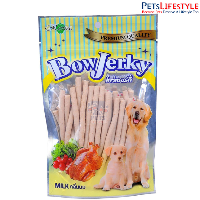 Rena BowJerky Milk Sticks Dog Treats
