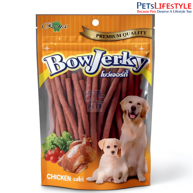 Rena BowJerky Chicken Sticks Dog Treats