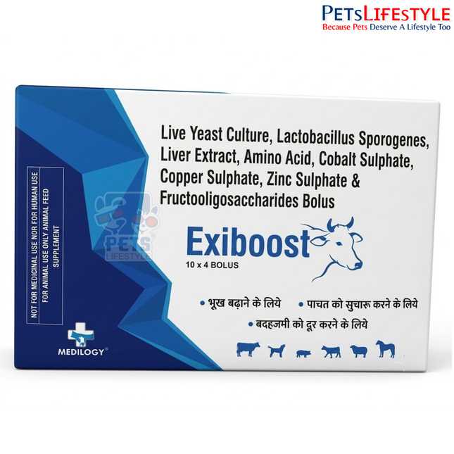 EXIBOOST Vet Bolus – Digestive, Liver & Immune Support for Livestock