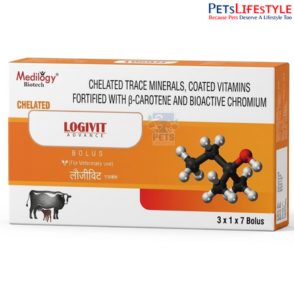 LOGIVIT ADVANCE Vet Bolus | Advanced Antioxidant, Fertility & Trace Mineral Supplement for Livestock