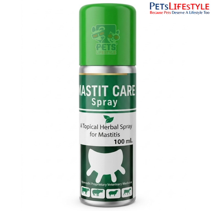 MASTITCARE Herbal Vet Spray – Veterinary Herbal Teat & Udder Care Spray | Supports Teat Skin Health, Udder Hygiene & Mastitis Prevention | 100 ml