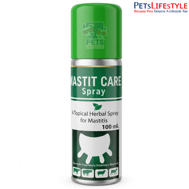 MASTITCARE Herbal Vet Spray – Veterinary Herbal Teat & Udder Care Spray | Supports Teat Skin Health, Udder Hygiene & Mastitis Prevention | 100 ml