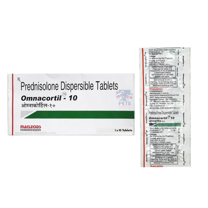 Omnacortil  – Prednisolone  Tablets (1 X 10 Tablets)
