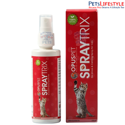 Mervue by Opus Pet Spraytrix | De-Stress & Calming Spray for Cats | Anxiety & Stress Relief | 100 ml