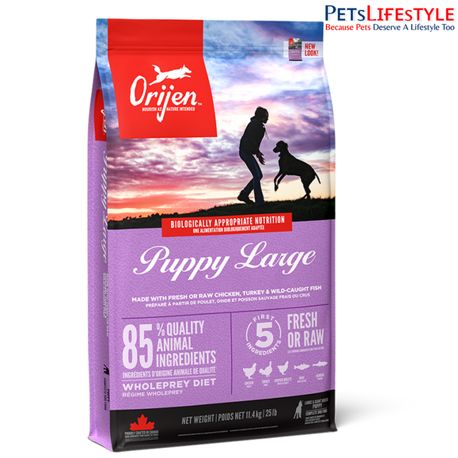 ORIJEN Grain Free Large Breed Puppy Food for Dogs