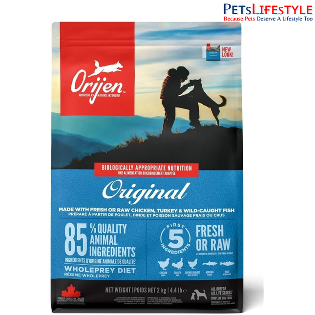ORIJEN Original Grain Free Dry Dog Food for All Breeds & Life Stages