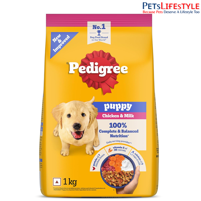 Pedigree Chicken & Milk Dry Puppy Food