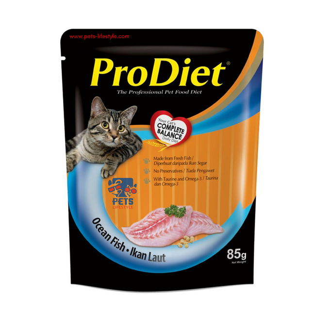 ProDiet Wet Cat Food for Adult (1+Years) Ocean Fish Flavour
