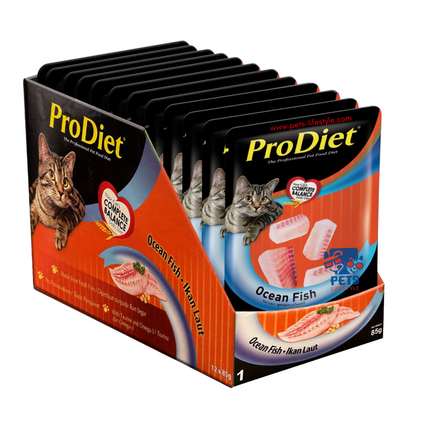 ProDiet Wet Cat Food for Adult (1+Years) Ocean Fish Flavour