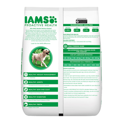 IAMS Adult Labrador Retriever Dogs Premium Dog Food
