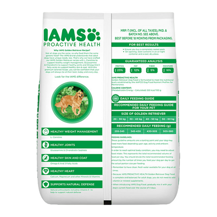 IAMS Adult Golden Retriever Premium Dry Dog Food