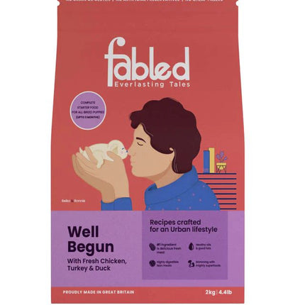 Fabled Dry Dog Food - Well Begun Starter for all breed puppies (Upto 3 months)