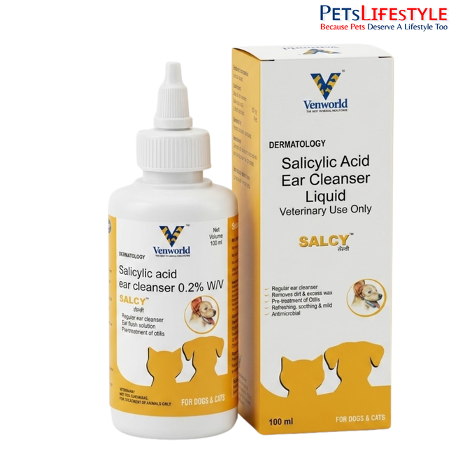 Venky's Salcy Ear Cleaner for Dogs and Cats 100ml
