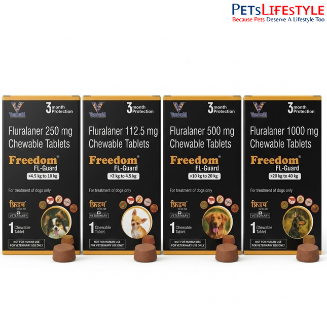 Freedom Flguard Anti-Flea & Tick Chewable Tablets for Dogs & Puppies