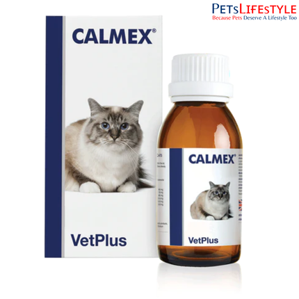 Vetplus Calmex Stress Relief Nutraceutical Supplement for Cats (60 ml)