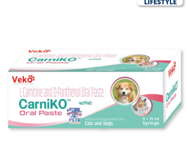 l carnitine amino acid for dogs Veko CarniKO™ Oral Paste – L-Carnitine & D-Panthenol