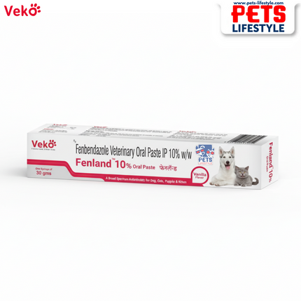 Fenland 10% Oral Paste – Broad-Spectrum Dewormer for Pets