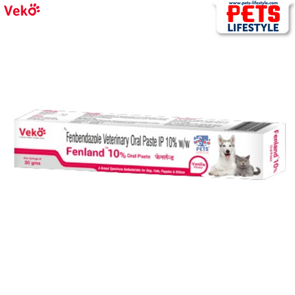 Fenland 10% Oral Paste – Broad-Spectrum Dewormer for Pets