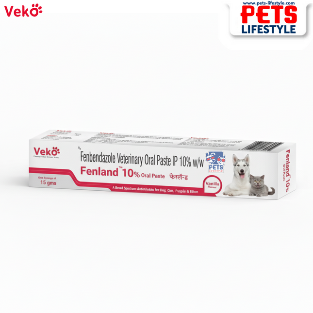 Fenland 10% Oral Paste – Broad-Spectrum Dewormer for Pets