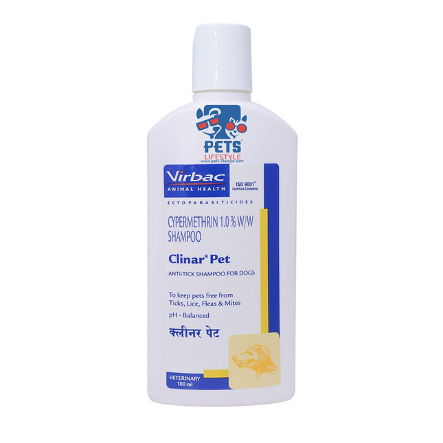 Virbac Clinar Pet Shampoo  100 ml