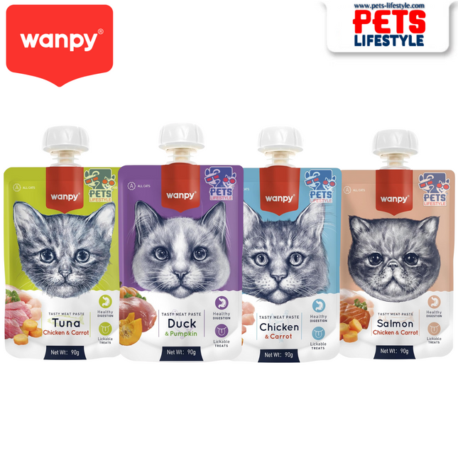 Wanpy Tasty Meat Paste (Lickable Cat Treat )