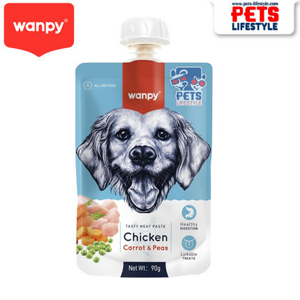 Wanpy Tasty Meat Paste (Lickable Dog Treat )
